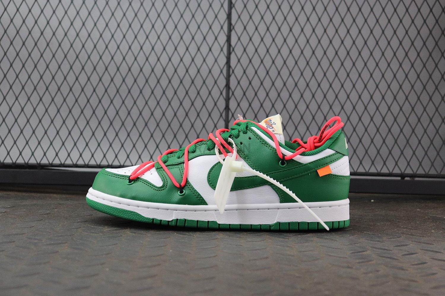 [PK공장]나이키 x 오프화이트 덩크 로우 파인 그린