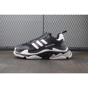 [OK공장][수정버전]발렌시아가 x 아디다스 트리플 S 스니커즈 블랙
