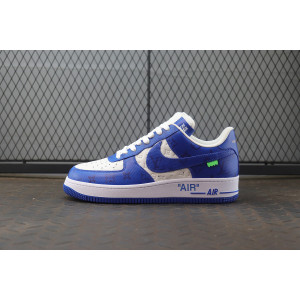[GD공장]루이비통 x 나이키 에어포스 1 로우 바이 버질 아블로 화이트 팀 로얄