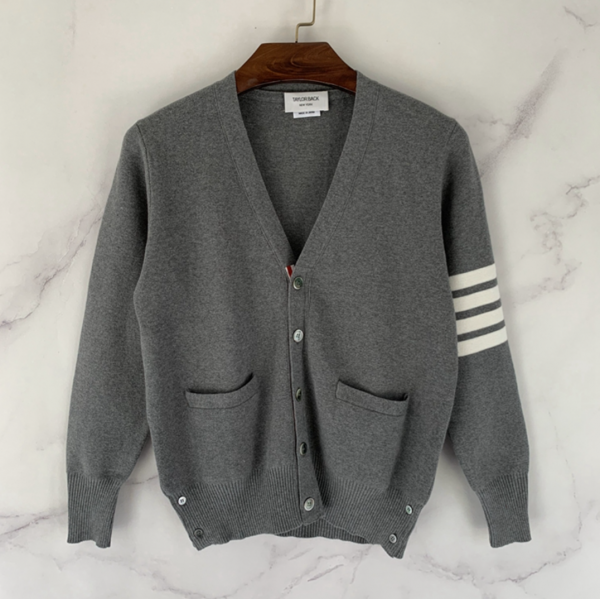 톰브라운 코튼 니트 가디건