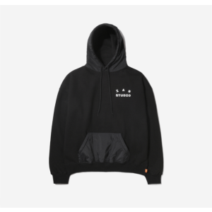 아이앱 스튜디오 우븐 후드 블랙