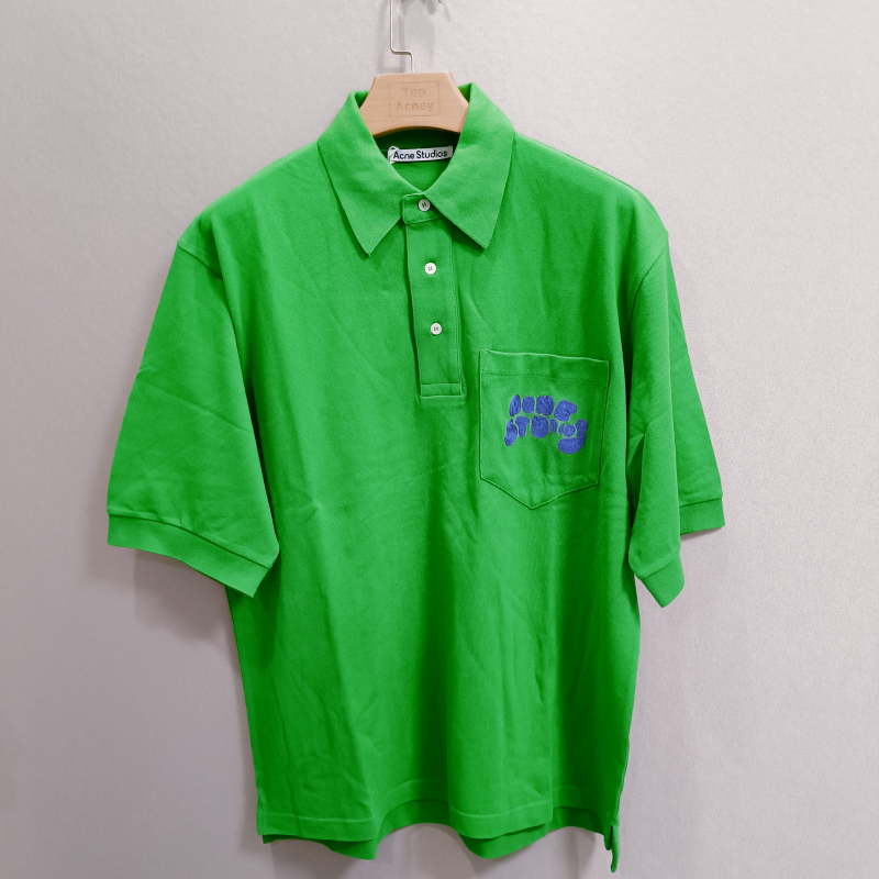 아크네 폴로 셔츠(그린,퍼플)