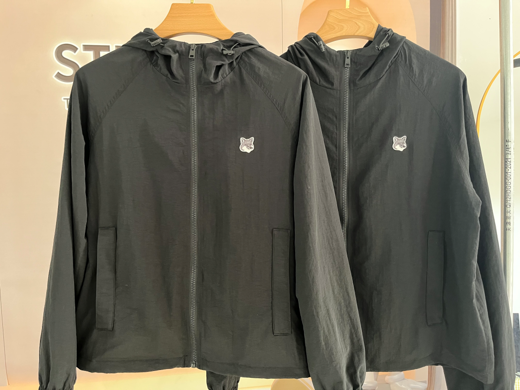 메종 키츠네 후드 자켓