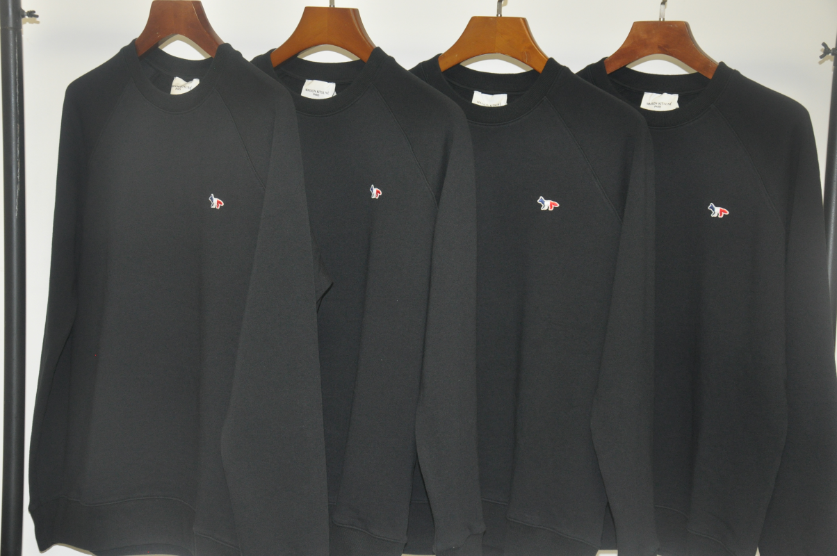 메종 키츠네 트라이컬러 폭스 맨투맨